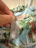 Hutch 97% Polyester 3% Spandex 100% Polyester Floral Blue Green Jumpsuit Size 4 (petite) - photo 8