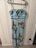 Hutch 97% Polyester 3% Spandex 100% Polyester Floral Blue Green Jumpsuit Size 4 (petite) - photo 11