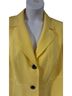 Kasper Solid Yellow Blazer Size 16 - photo 2