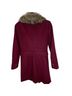 Forever 21 Burgundy Coat Size S - photo 2