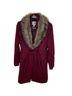 Forever 21 Burgundy Coat Size S - photo 1