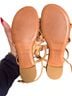 Schutz 100% Leather Tan Sandals Size EU 36 - photo 6