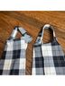 Baum Und Pferdgarten Plaid Black White Gray Casual Pants Size 4 - photo 9