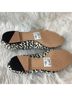 Clarks Animal Print White Black Flats Size 9 - photo 5