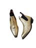Free People 100% Leather Gold Black Ankle Boots Size EU 41 - photo 9