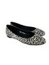 Clarks Animal Print White Black Flats Size 9 - photo 1
