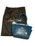 Grace Adele 100% Patent Leather Blue Silver Shoulder Bag One size - photo 1