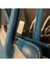 Grace Adele 100% Patent Leather Blue Silver Shoulder Bag One size - photo 5