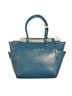 Grace Adele 100% Patent Leather Blue Silver Shoulder Bag One size - photo 2