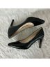 Cole Haan 100% Leather Solid Black Heels Size 10 - photo 6
