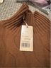 CB Design 100% Cashmere Brown Turtleneck Sweater Size S - photo 5