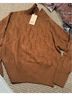 CB Design 100% Cashmere Brown Turtleneck Sweater Size S - photo 3
