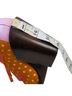 John Fluevog Polka Dots Floral Multi Color Pink Orange Yellow Brown Purple Heels Size 8 - photo 5