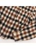 LYKKE WULLF 100% Cotton Plaid Brown Black Ivory Jacket Size XS - photo 5