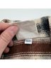 LYKKE WULLF 100% Cotton Plaid Brown Black Ivory Jacket Size XS - photo 8
