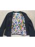 Boden 100% Polyester 32% Cotton 3% Elastane 31% Viscose Floral Black Multi Color Jacket Size 12 - photo 5