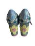 Irregular Choice Floral Checkered-gingham Blue Yellow Pink Heels Size 5 1/2 - photo 2