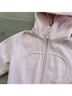Lululemon Athletica Pink White Jacket Size 6 - photo 6