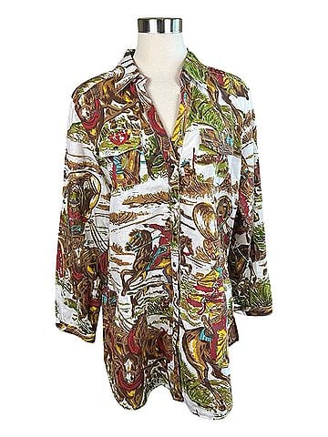 Tasha Polizzi Collection Four Corners Button-Down Shirt (view 1)