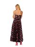 AMUR Floral Black Pink Red Orange Cocktail Dress Size 2 - photo 2