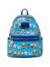 Loungefly 100% Vegan Leather Print Blue Backpack One size - photo 1