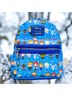 Loungefly 100% Vegan Leather Print Blue Backpack One size - photo 3