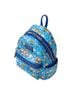 Loungefly 100% Vegan Leather Print Blue Backpack One size - photo 11