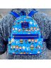 Loungefly 100% Vegan Leather Print Blue Backpack One size - photo 12