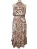 Nine West 100% Polyester Brown White Casual Dress Size XL - photo 2