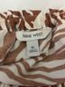 Nine West 100% Polyester Brown White Casual Dress Size XL - photo 3