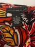 Grace Elements Floral Red Orange Blue Casual Dress Size XL - photo 3