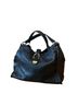 G.I.L.I. 100% Leather Solid Blue Leather Hobo One size - photo 1