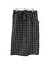 Tuckernuck 100% Polyester Tweed Black White Casual Skirt Size L - photo 1