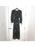 Maje Floral Black Blue Casual Dress Size S - photo 5