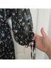 Maje Floral Black Blue Casual Dress Size S - photo 8