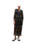 Maje Floral Black Blue Casual Dress Size S - photo 1