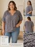 Angels 100% Rayon Floral Multi Color Blouse Size 2X - photo 4