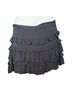 Cynthia Rowley 100% Viscose Solid Black Skort Size 6 - photo 2