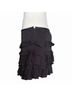 Cynthia Rowley 100% Viscose Solid Black Skort Size 6 - photo 5
