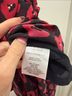 Veronica Beard 100% Silk Print Black Red Cocktail Dress Size 6 - photo 5