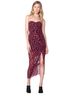 Veronica Beard 100% Silk Print Black Red Cocktail Dress Size 6 - photo 1
