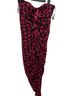 Veronica Beard 100% Silk Print Black Red Cocktail Dress Size 6 - photo 2