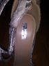 Qupid Luxe 100% Velvet Silver Heels Size 9 - photo 3