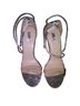 Qupid Luxe 100% Velvet Silver Heels Size 9 - photo 1