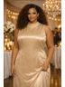 Together Gold Cocktail Dress Size 24 - photo 6