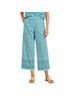 Talbots Print Multi Color Blue White Casual Pants Size XL - photo 1