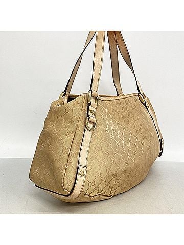 Gucci Gucci GG Canvas Tote Bag 130736 Pink Beige Women's (view 2)