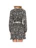 Adelyn Rae 100% Polyester 100% Polyester Floral Black White Cocktail Dress Size M - photo 2
