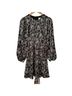 Adelyn Rae 100% Polyester 100% Polyester Floral Black White Cocktail Dress Size M - photo 3