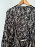 Adelyn Rae 100% Polyester 100% Polyester Floral Black White Cocktail Dress Size M - photo 5
